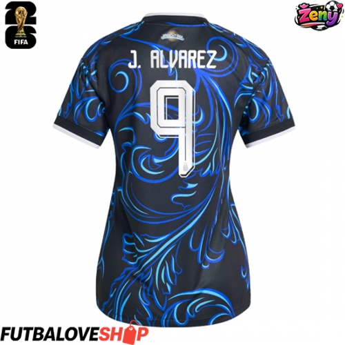 Dres Argentína Julian Alvarez #9 Preč pre Ženy MS 2026 Krátky Rukáv